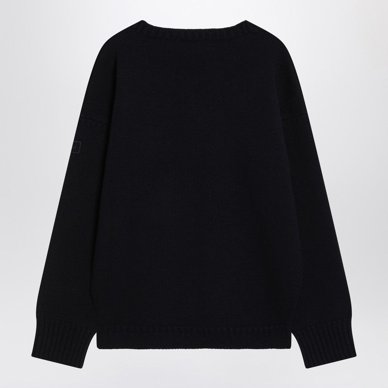 Chloé - Chloé Navy blue sweater in wool and cashmere - Knitwear