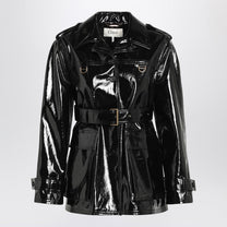 Chloé - Chloé Black glossy cotton canvas jacket - Coats