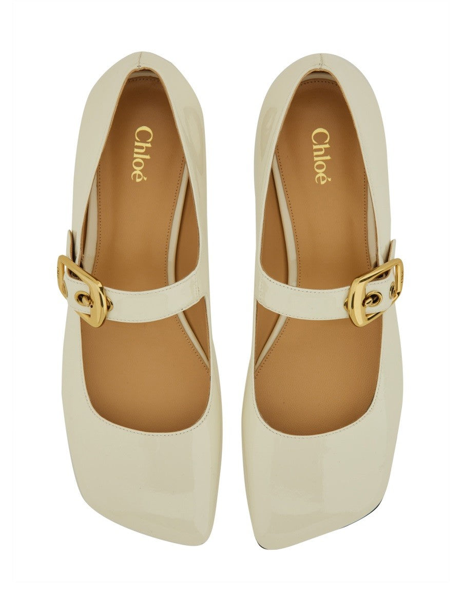 CHLOE’ - Chloe’ Ballerina ’Polly’ - Woman-&gt;FOOTWEAR-&gt;FLATS