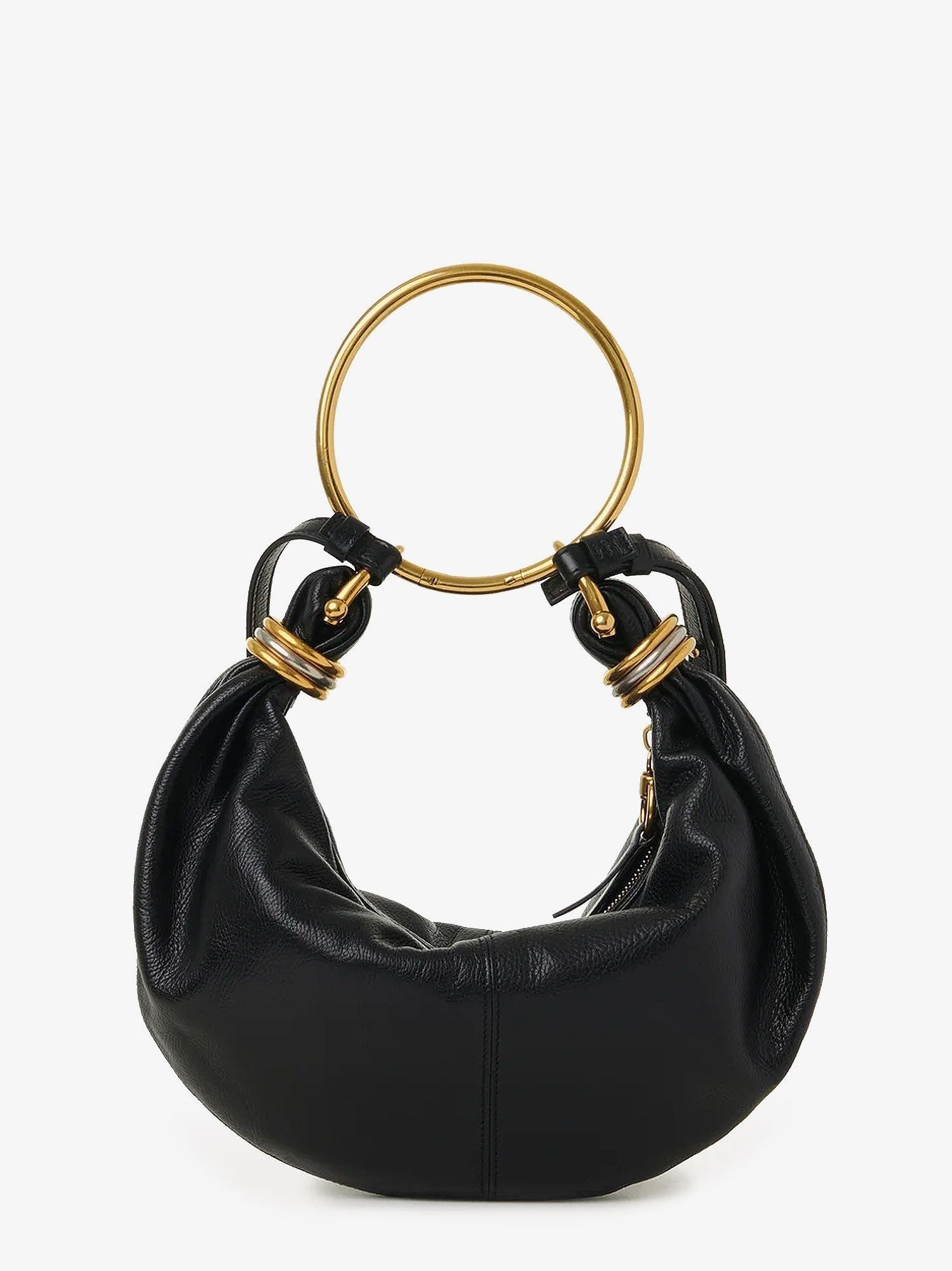 CHLOE’ - Chloe’ Bracelet Hobo Leather Bag - Woman-&gt;Bags-&gt;Handbags