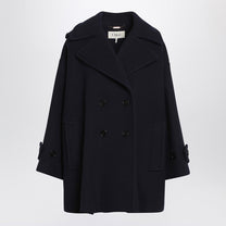 Chloé - Chloé Wide blue double-breasted coat - Coats
