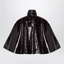 Chloé - Chloé Short brown shiny cotton cape - Coats