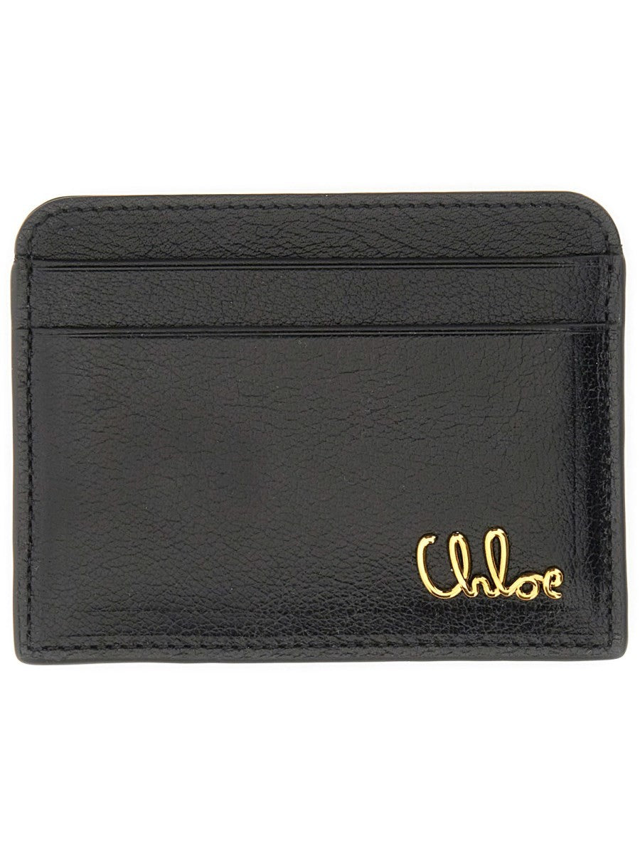 Chloé Women's Chloé Iconic Card Holder Black