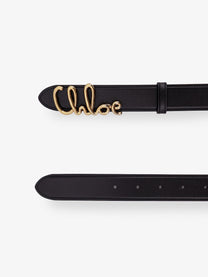 Chloé Women's Chloé Iconic Leather Belt Black
