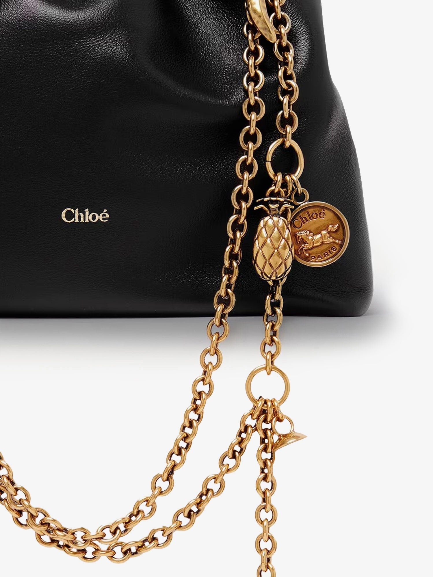 Chloé Women's Chloé Icons Mini Leather Crossbody Bag Black