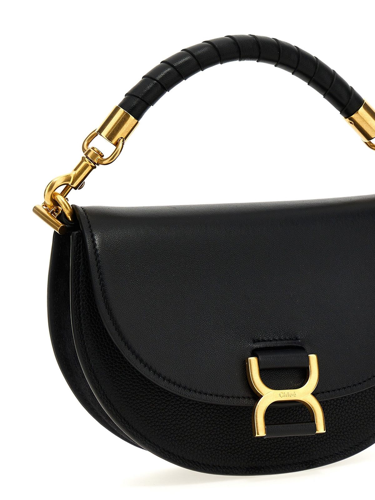 Chloé Marcie Handbag Black, view 3