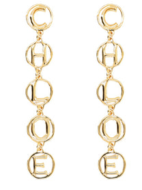 Chloé Women's Chloé Script Earring Gold