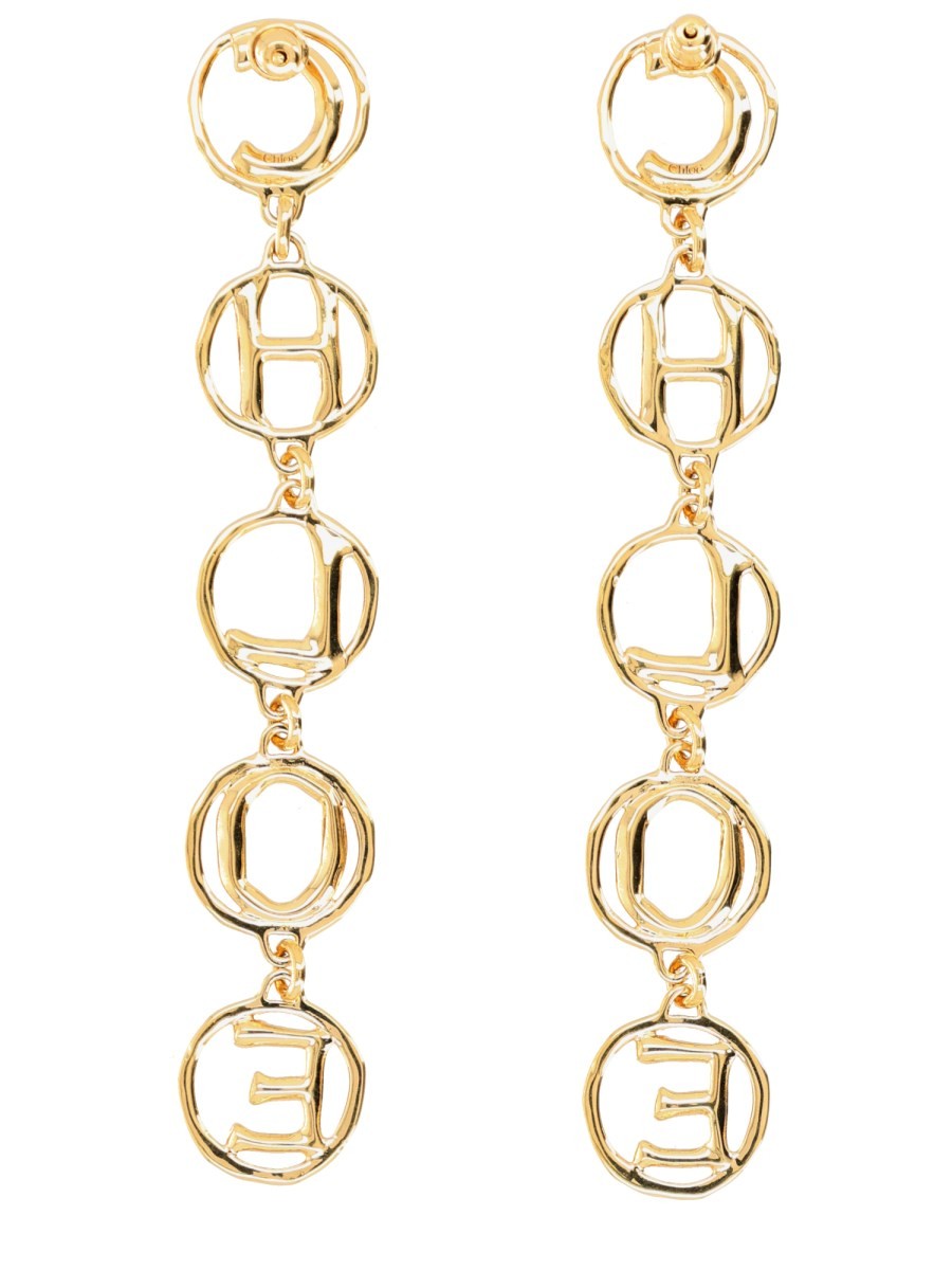 Chloé Women's Chloé Script Earring Gold