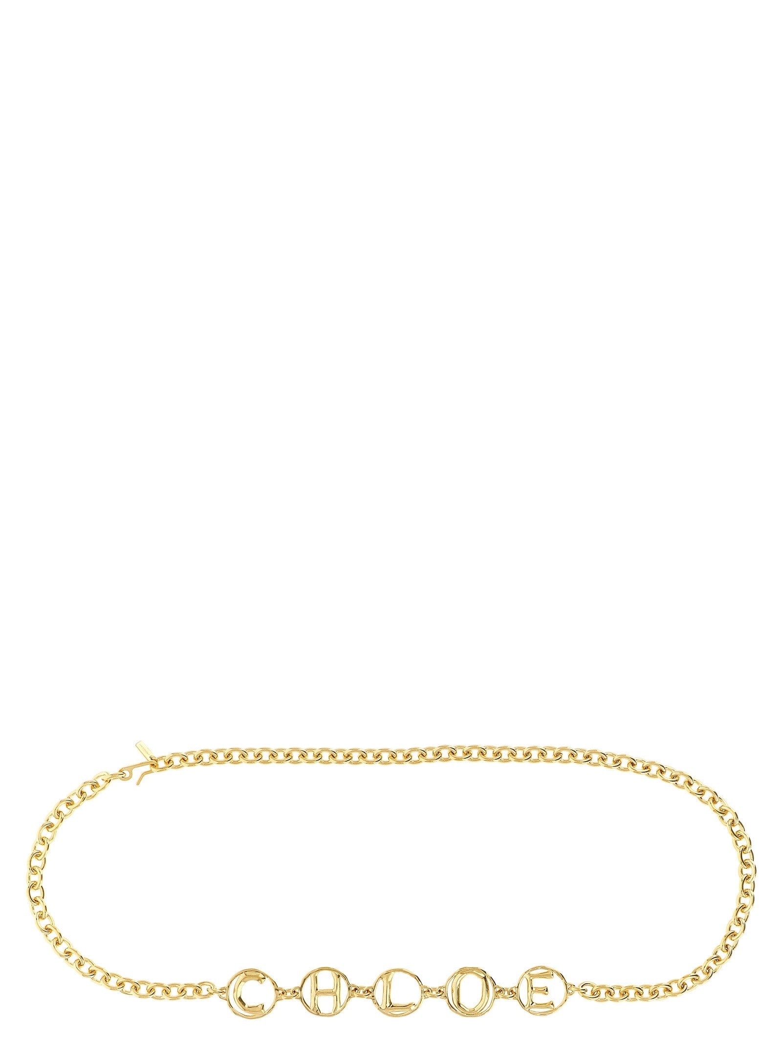 Chloé Chloé Script Jewel Belt Gold