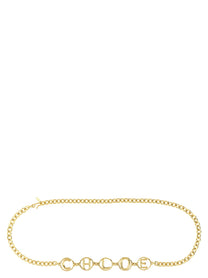 Chloé Chloé Script Jewel Belt Gold
