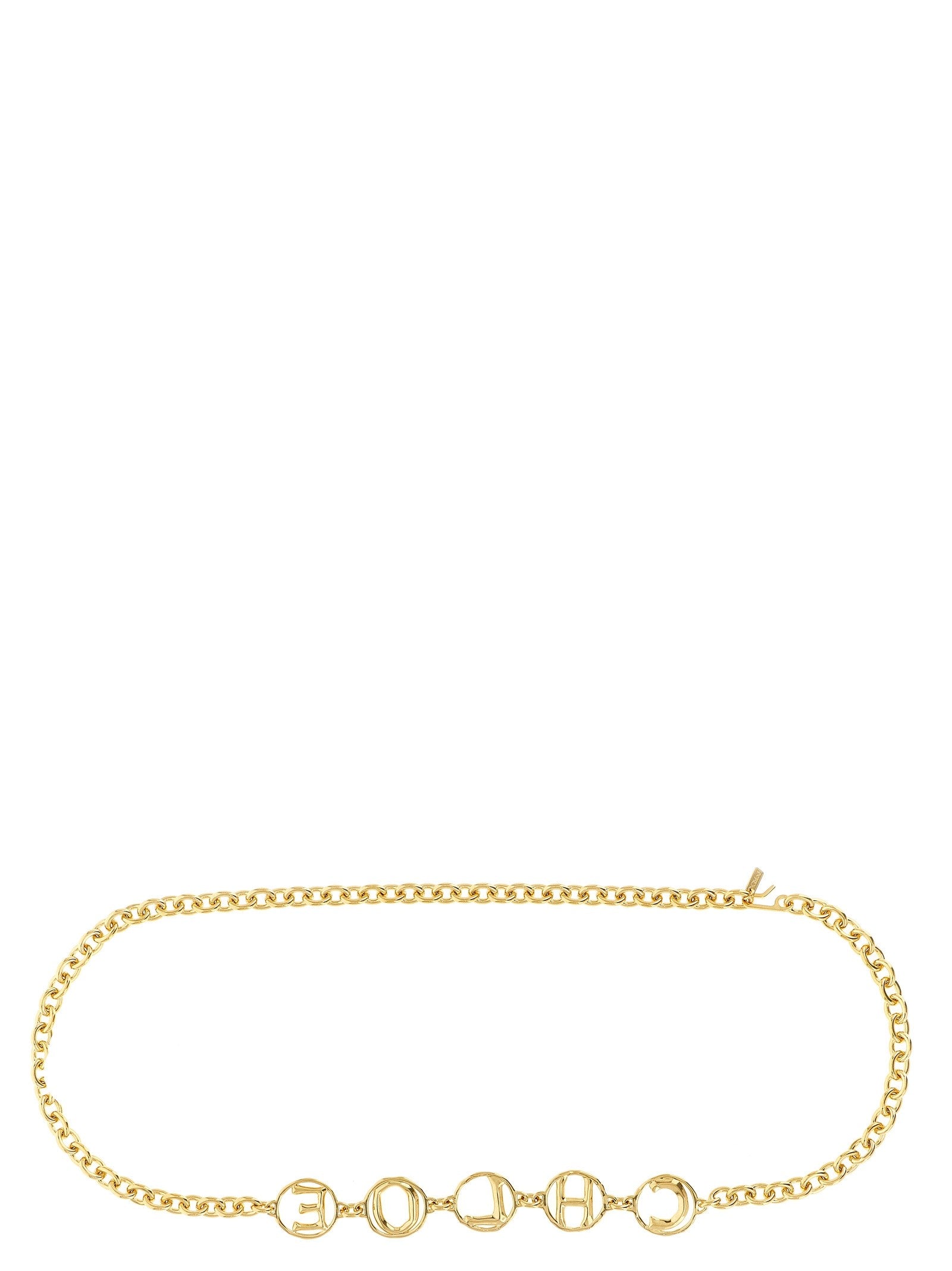 Chloé Chloé Script Jewel Belt Gold