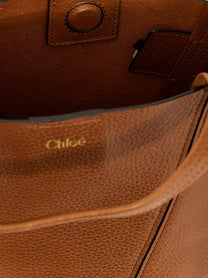 Chloé Chloé Spin Handbag Brown