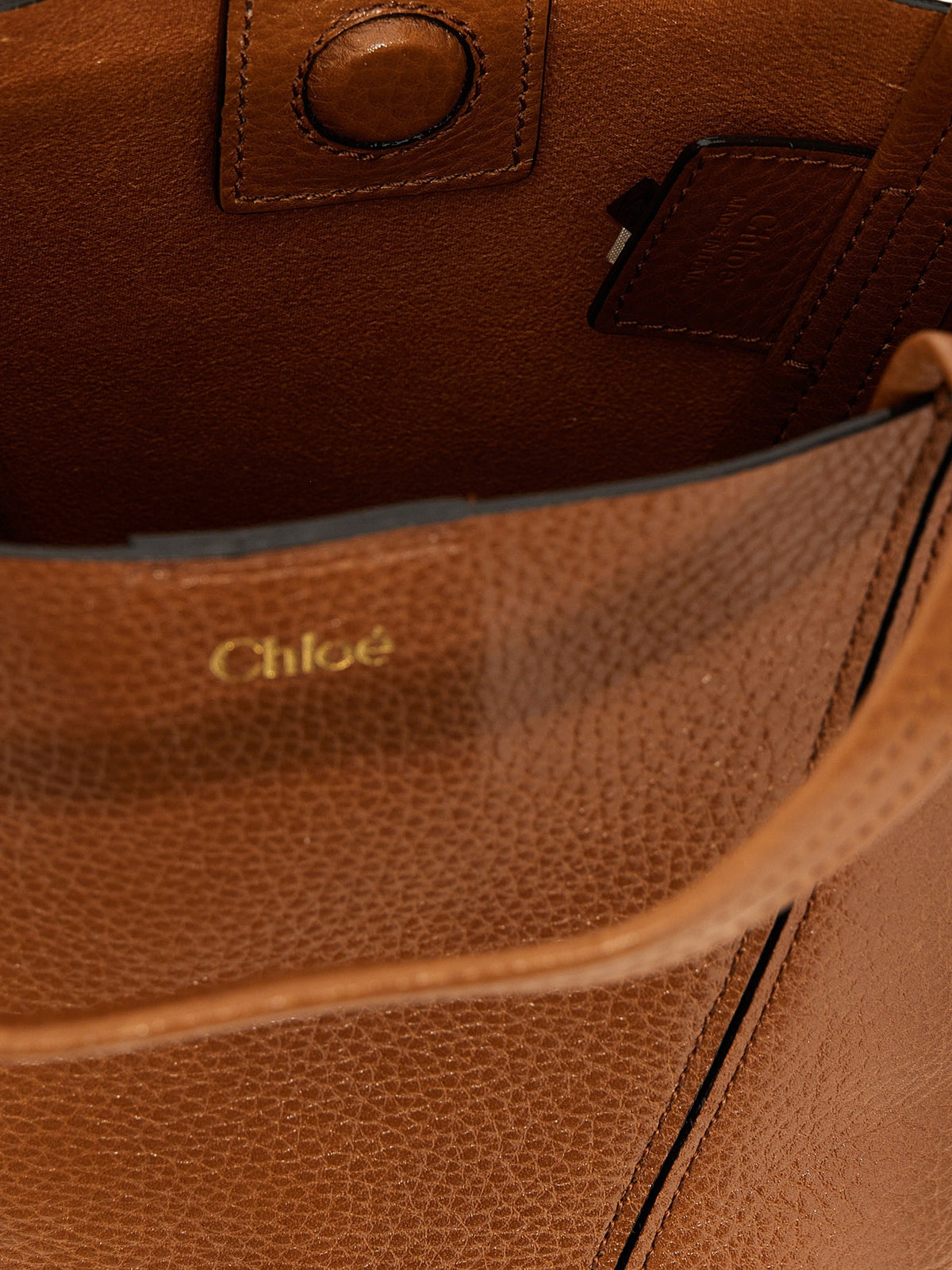 Chloé Chloé Spin Handbag Brown, view 4