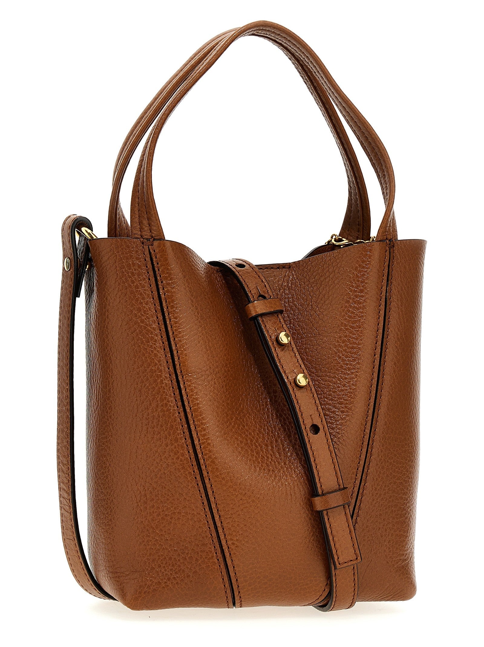Chloé Chloé Spin Handbag Brown