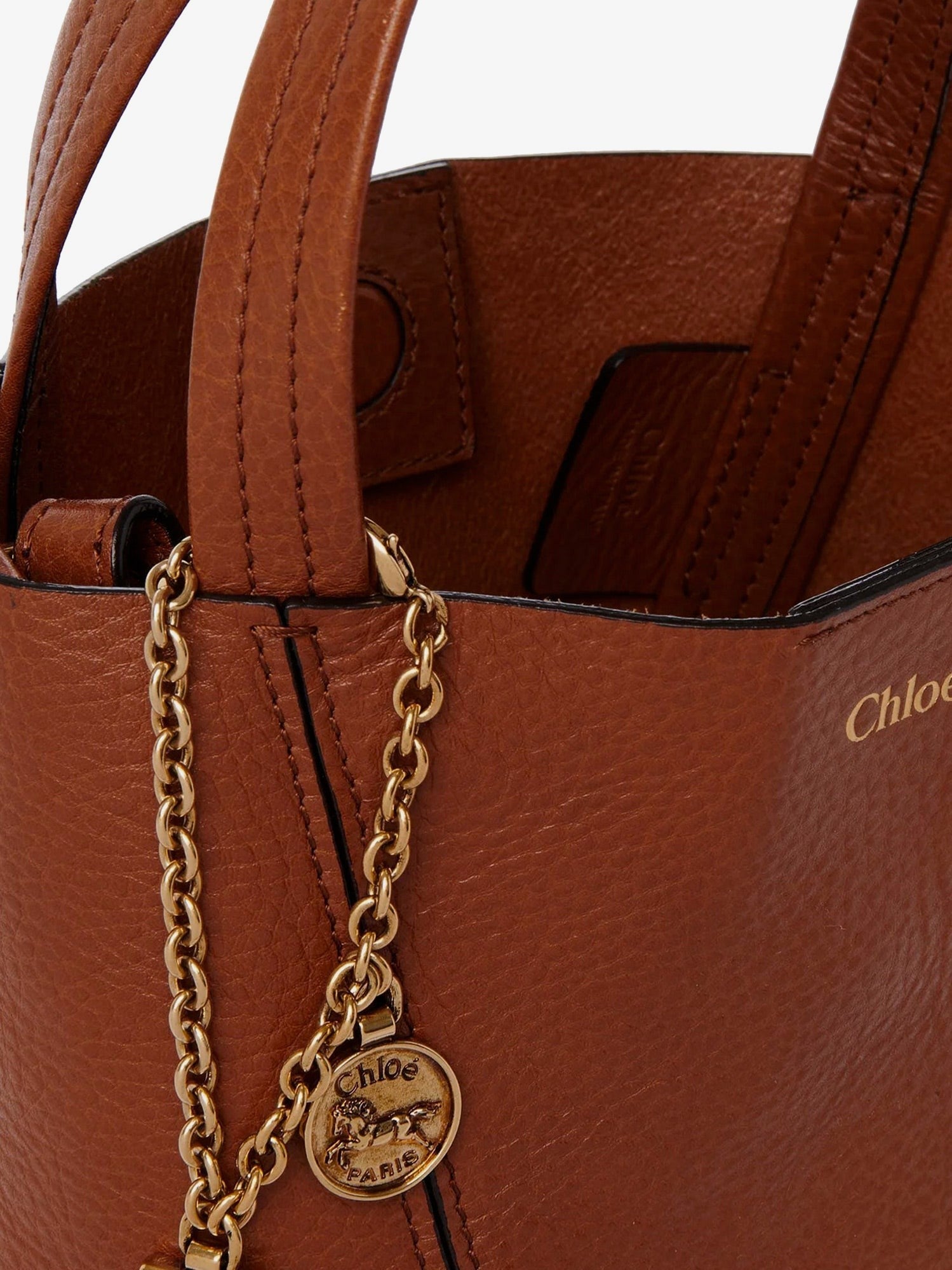Chloé Women's Chloé Spin Leather Crossbody Bag Brown