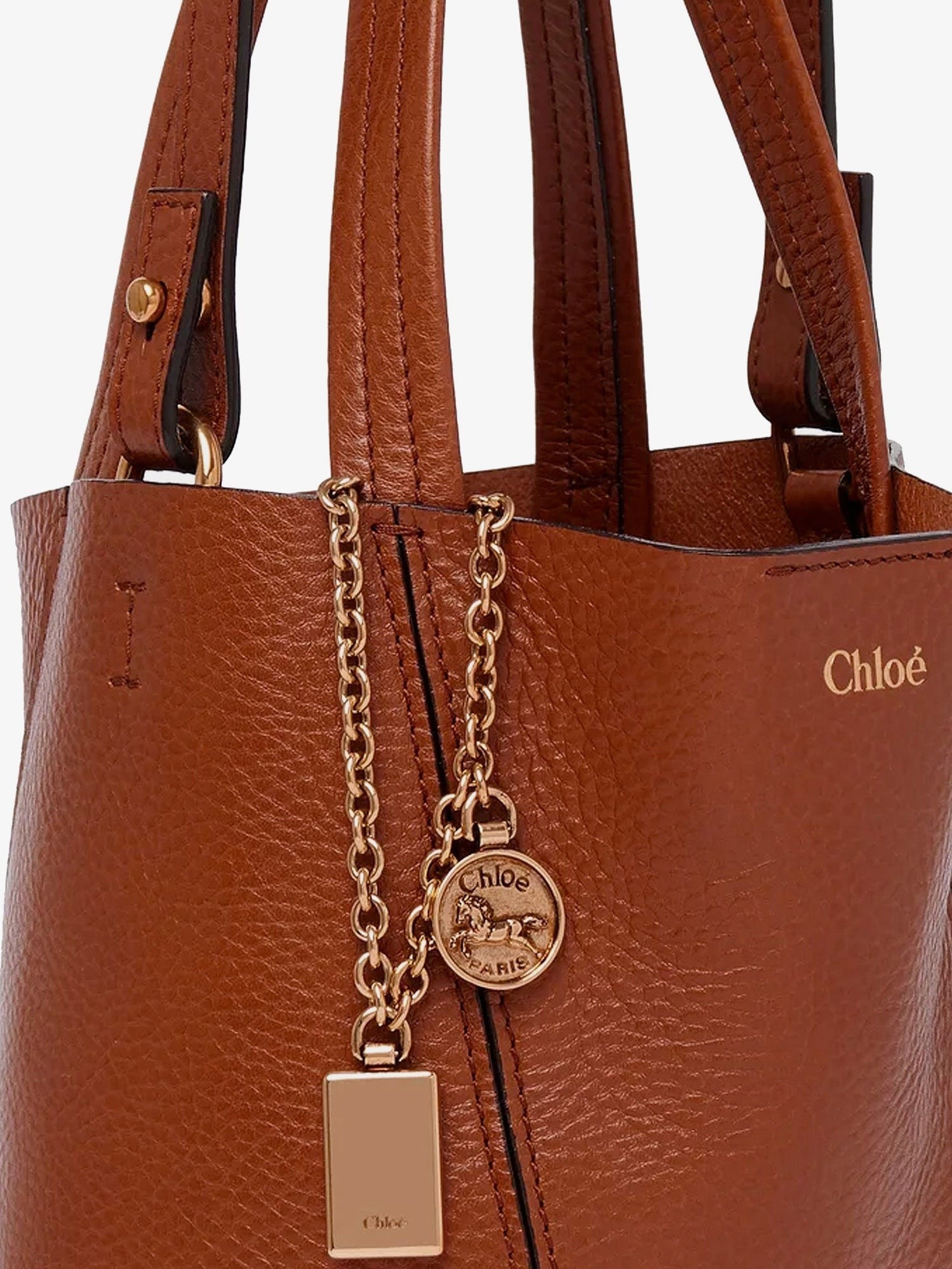 Chloé Women's Chloé Spin Leather Crossbody Bag Brown