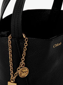 Chloé Women's Chloé Spin Leather Crossbody Bag Black