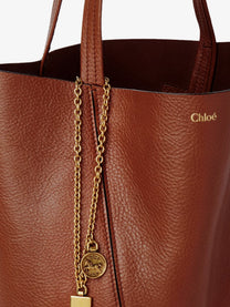 Chloé Women's Chloé Spin Leather Shoulder Bag Brown, view 4