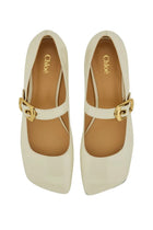 Chloé Women's Polly Ballet Flats White, view 6