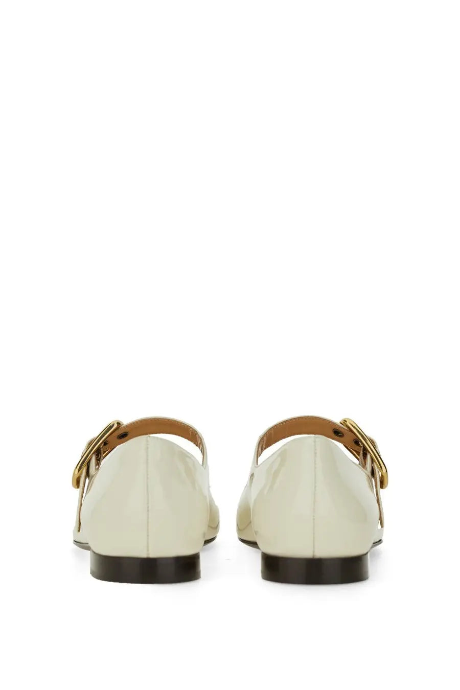 Chloé Women's Polly Ballet Flats White, view 3