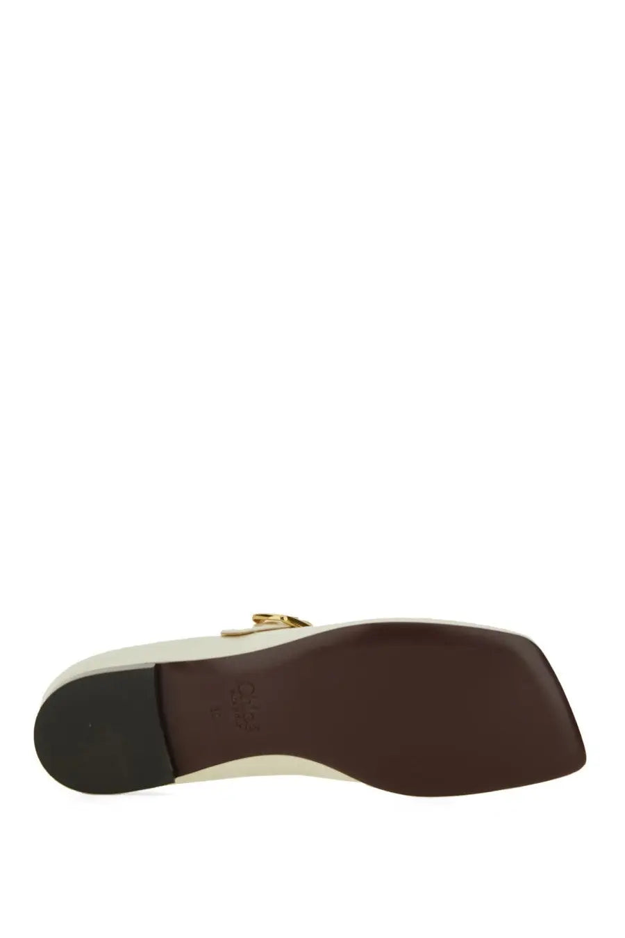 Chloé Women's Polly Ballet Flats White, view 5