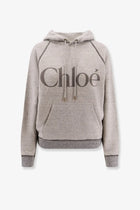 Chloé Women's Cotton Blend Sweatshirt Grey