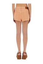 Chloé Women's Cotton Shorts Blue, view 3