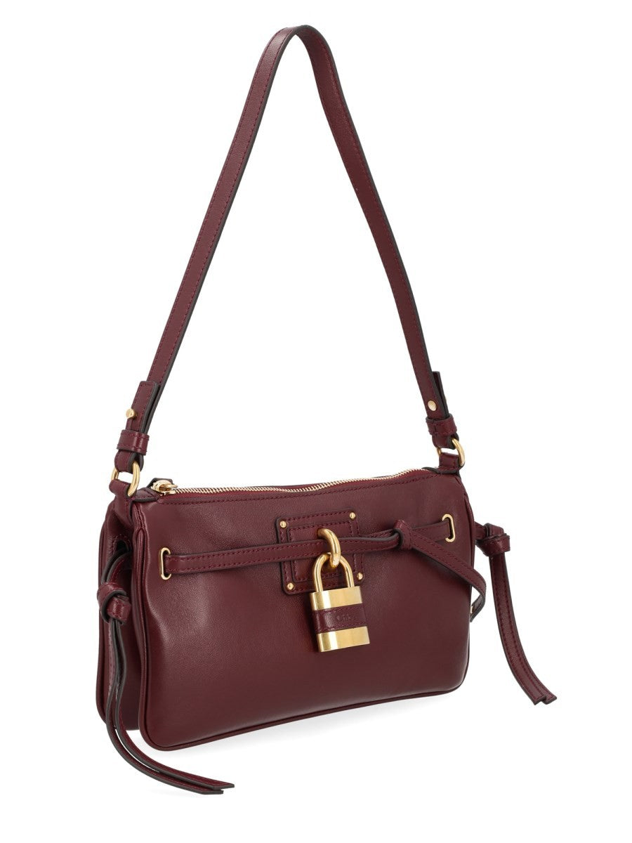 Chloé Women's Mini Paddington Sling Clutch Red, view 3