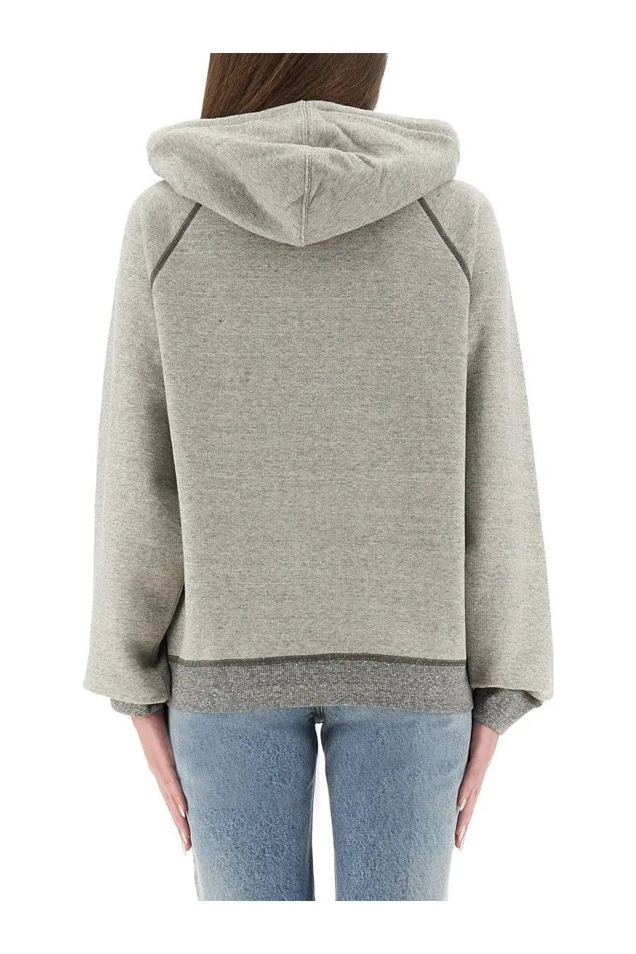 Chloé Women's Oversized Hoodie Grey, view 3