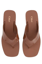Chloé Women's Sandals with Wedge Swimming Cool Brown, view 5