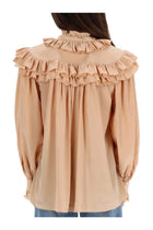 Chloé Women's Silk Shirt Beige, view 3