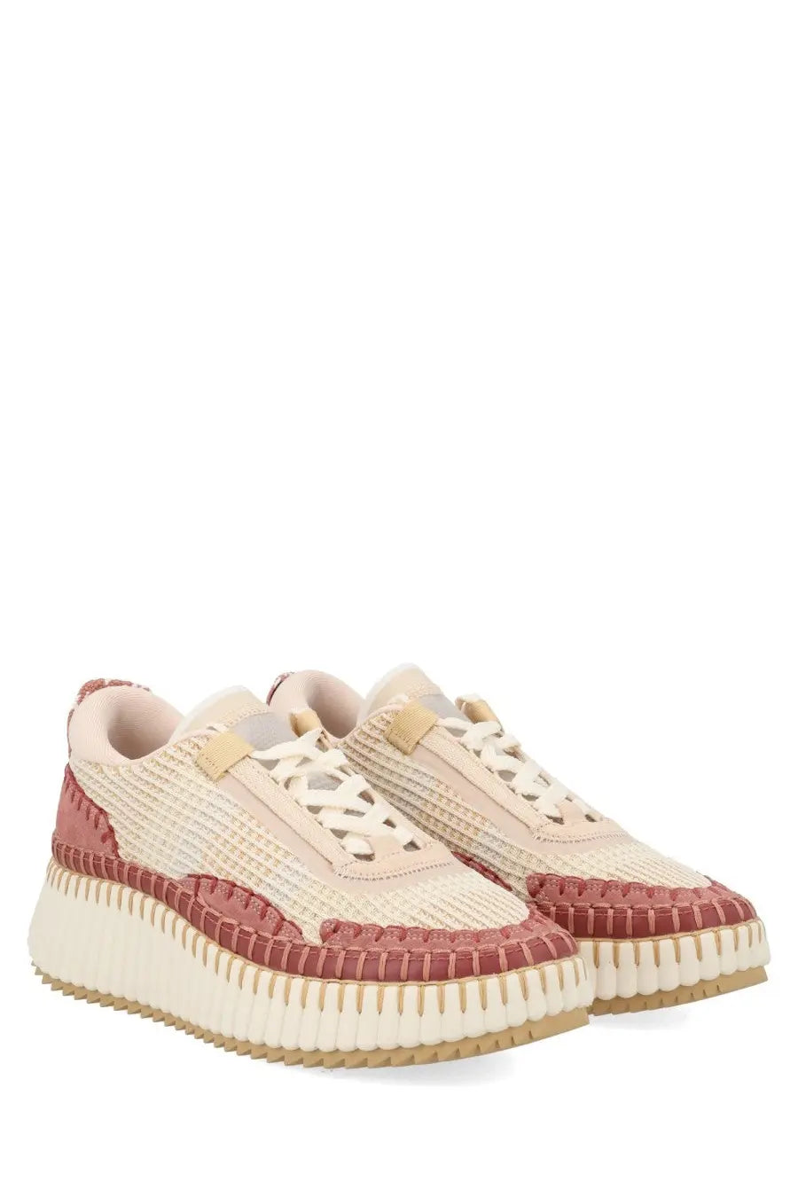 Chloé Women's Sneaker Nama Beige, view 2