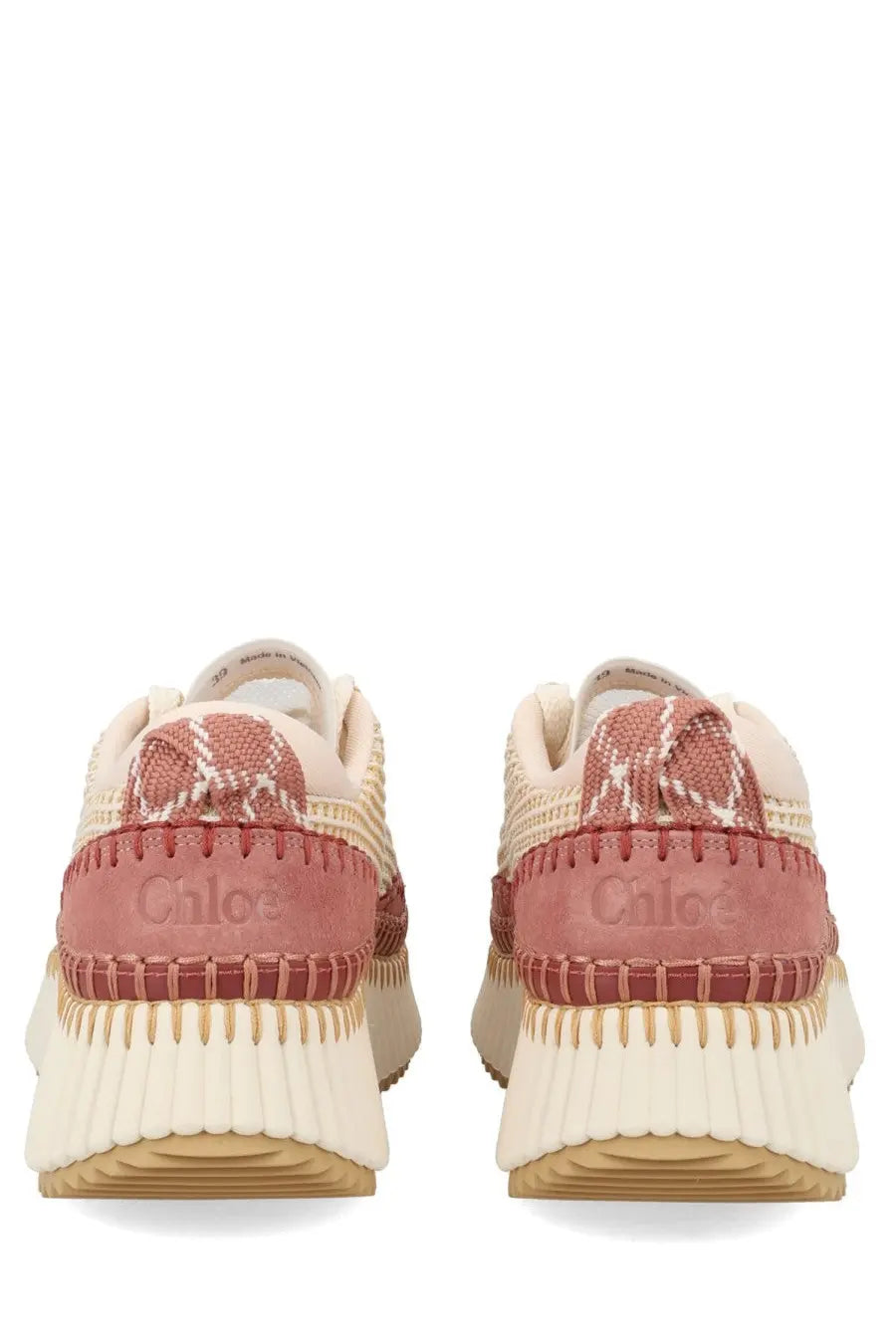 Chloé Women's Sneaker Nama Beige, view 4