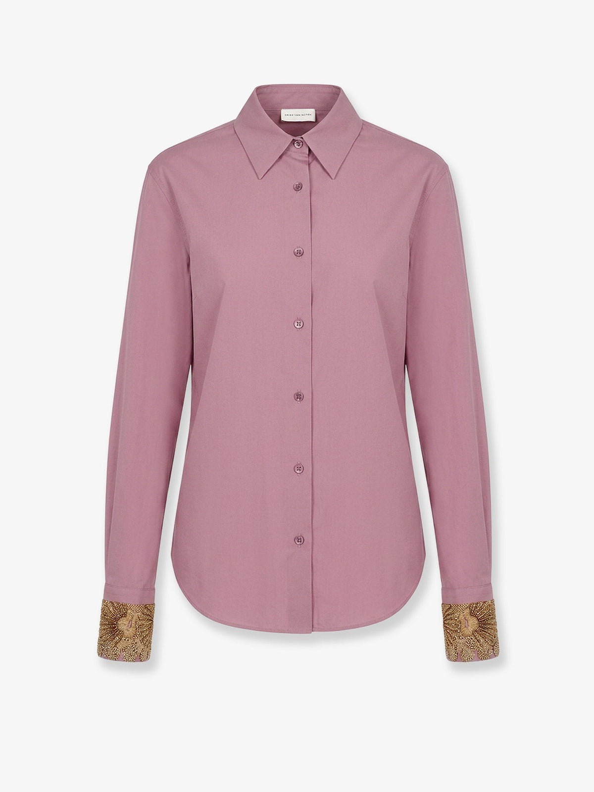 Dries Van Noten Women's Chloris Cotton Shirt Pink