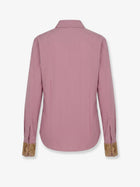 Dries Van Noten Women's Chloris Cotton Shirt Pink, view 2