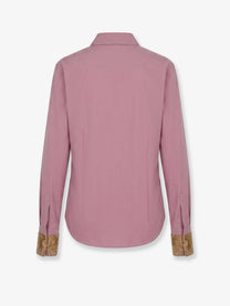 Dries Van Noten Women's Chloris Cotton Shirt Pink