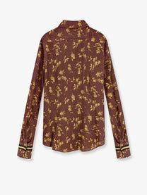 Dries Van Noten Women's Chloris Viscose Blend Shirt Purple