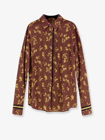 Dries Van Noten Women's Chloris Viscose Blend Shirt Purple