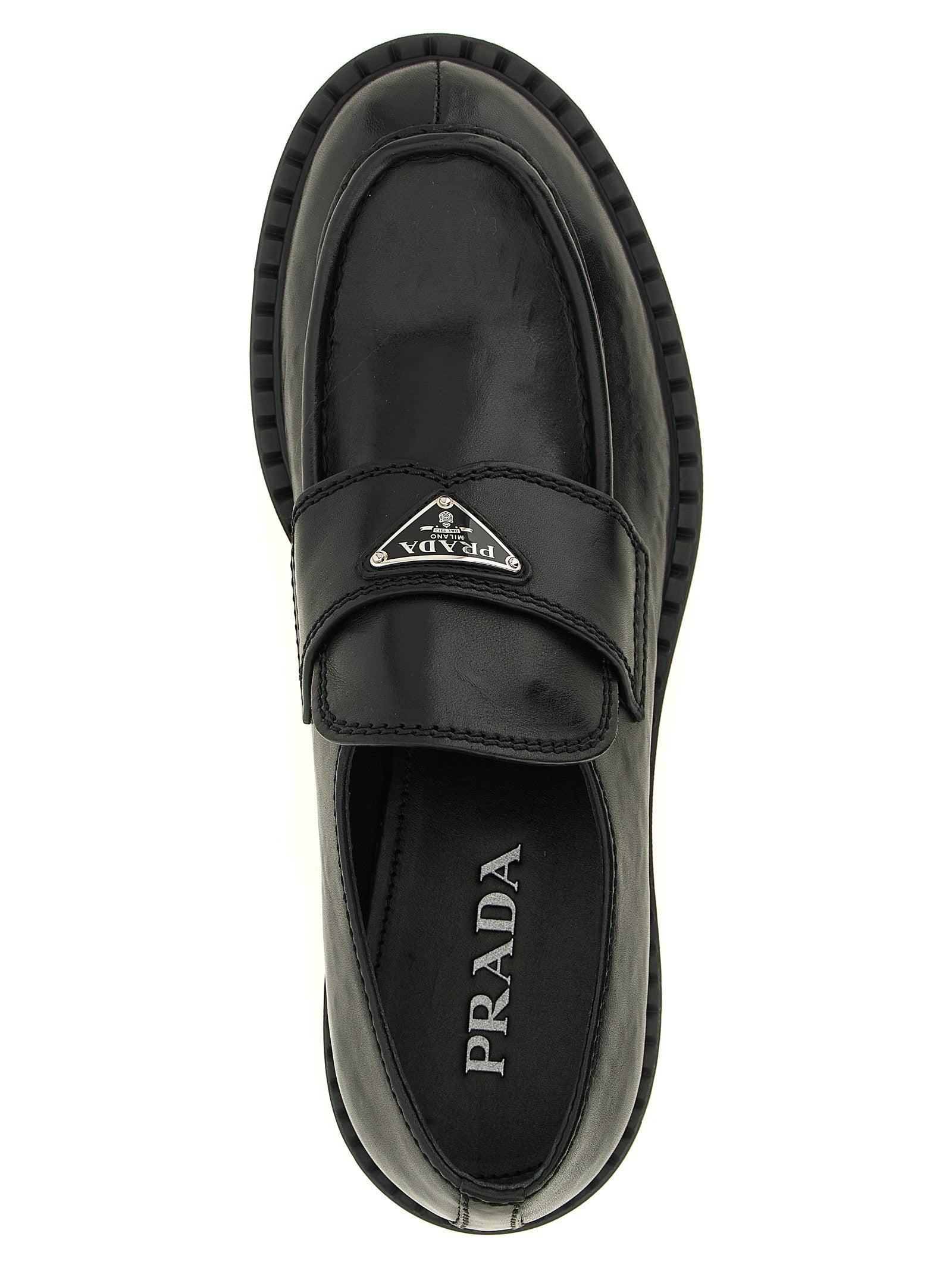 PRADA Chocolate Loafers Black