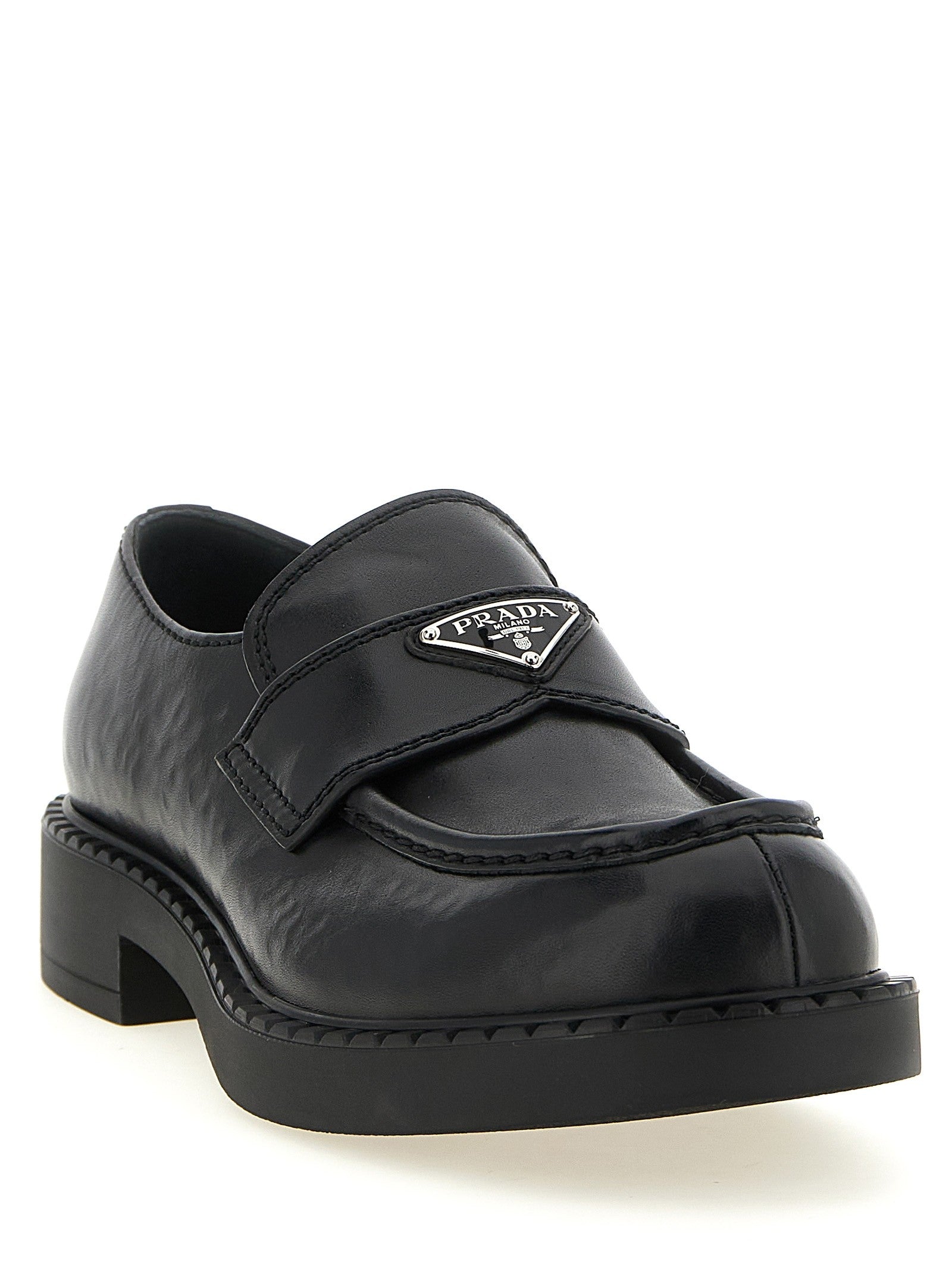 PRADA Chocolate Loafers Black