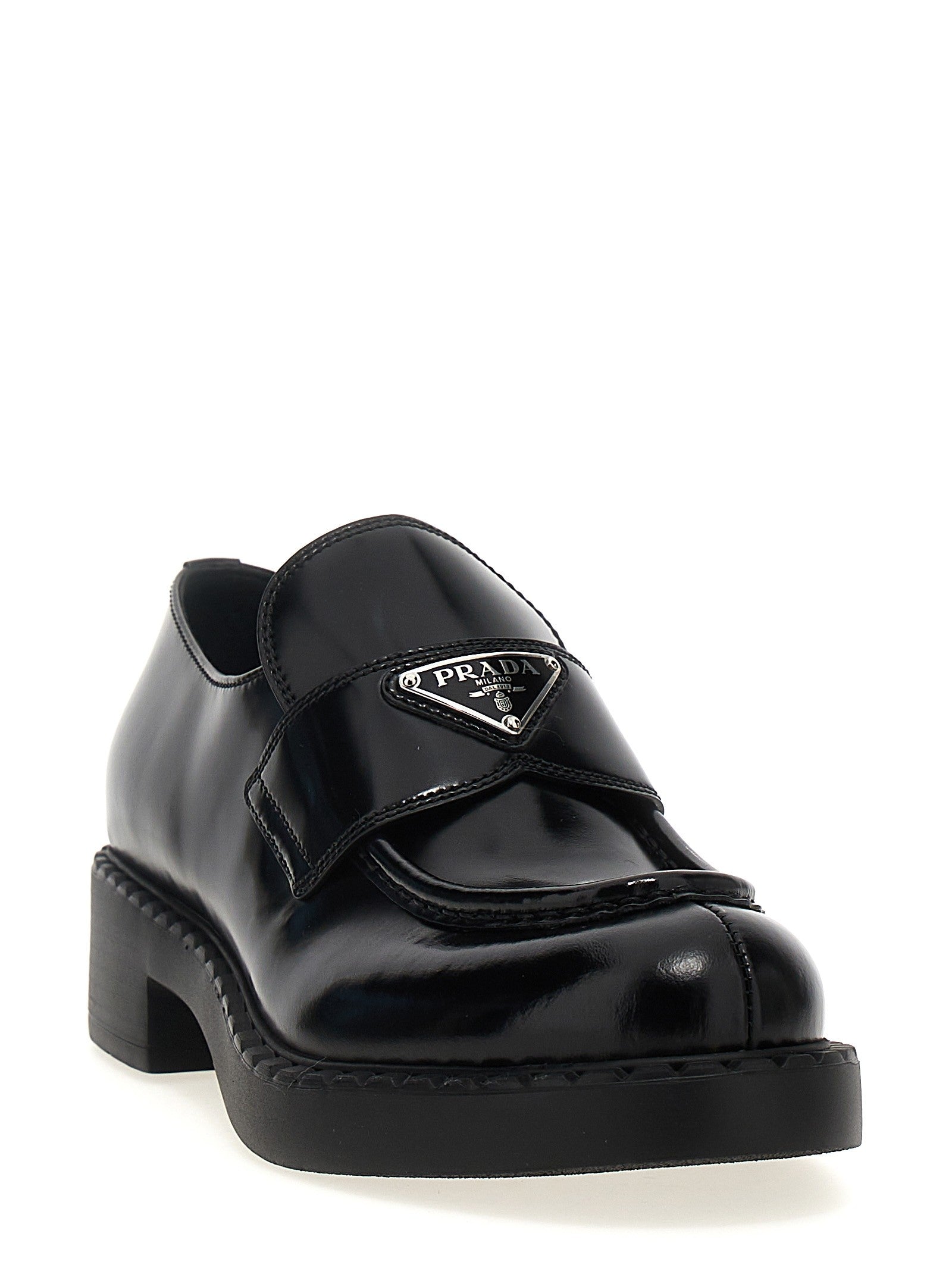 PRADA Chocolate Loafers Black