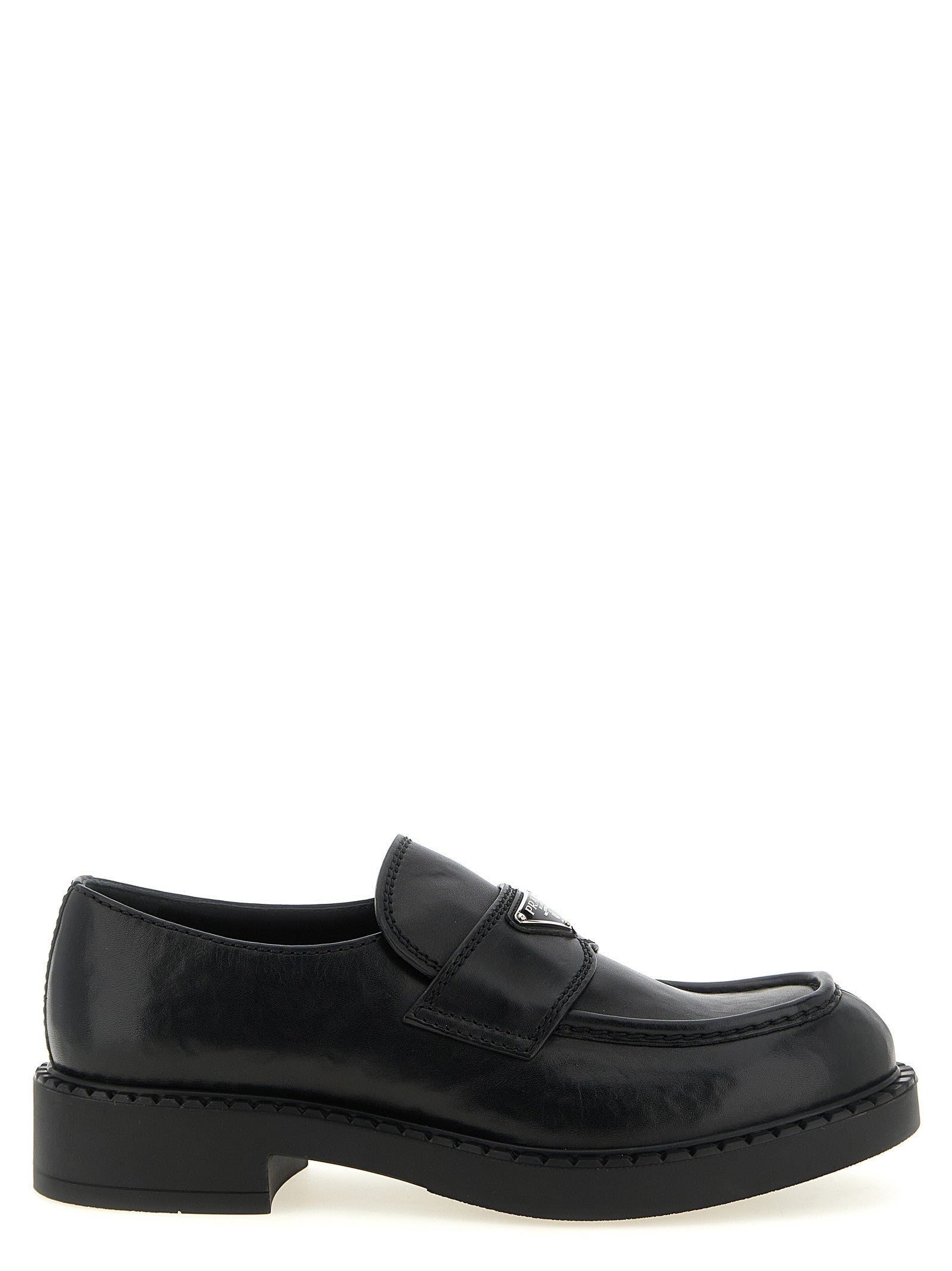 PRADA Chocolate Loafers Black