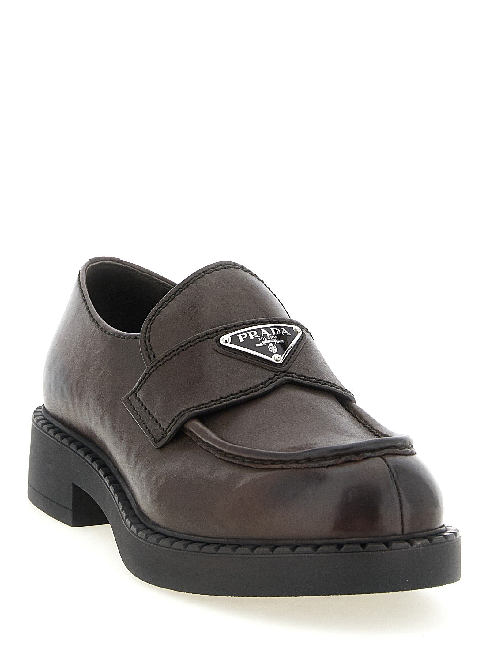 Prada Chocolate Loafers Brown