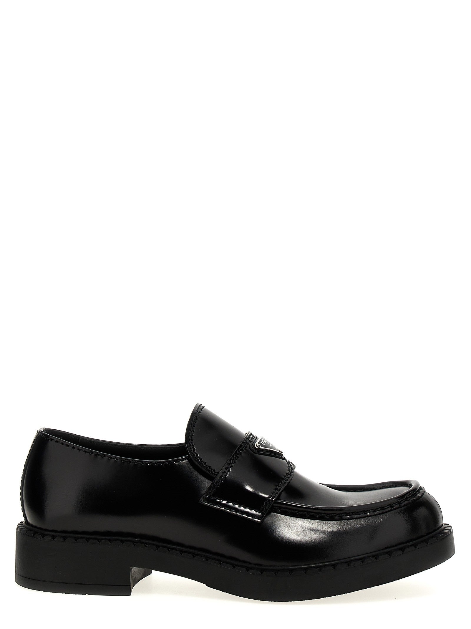 Prada Chocolate Loafers Black