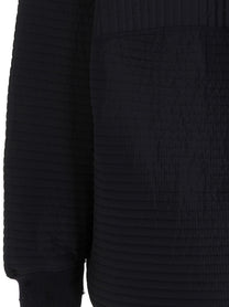 KHRISJOY Chore Quilted Stripes Down Jacket Blue