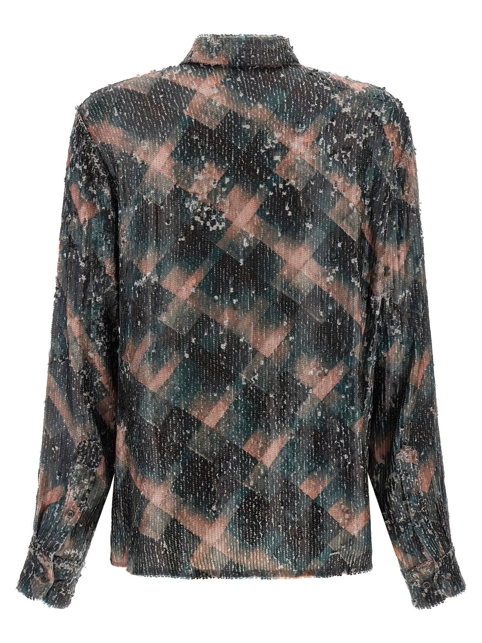 Dries Van Noten Chowy Emb Shirt Green