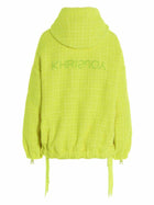 KHRISJOY Chris Windbreaker Tweed Jacket Yellow, view 2
