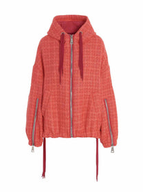 KHRISJOY Chris Windbreaker Tweed Jacket Pink