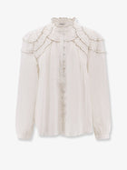 Isabel Marant Étoile Women's Christa Cotton and Viscose Shirt White