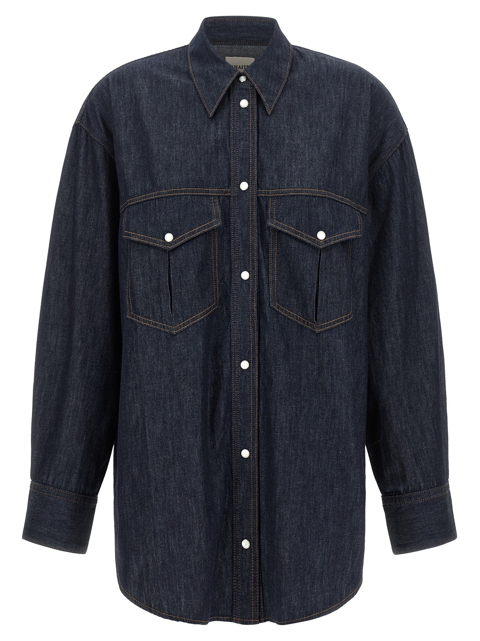 Khaite Christensen Shirt Blue